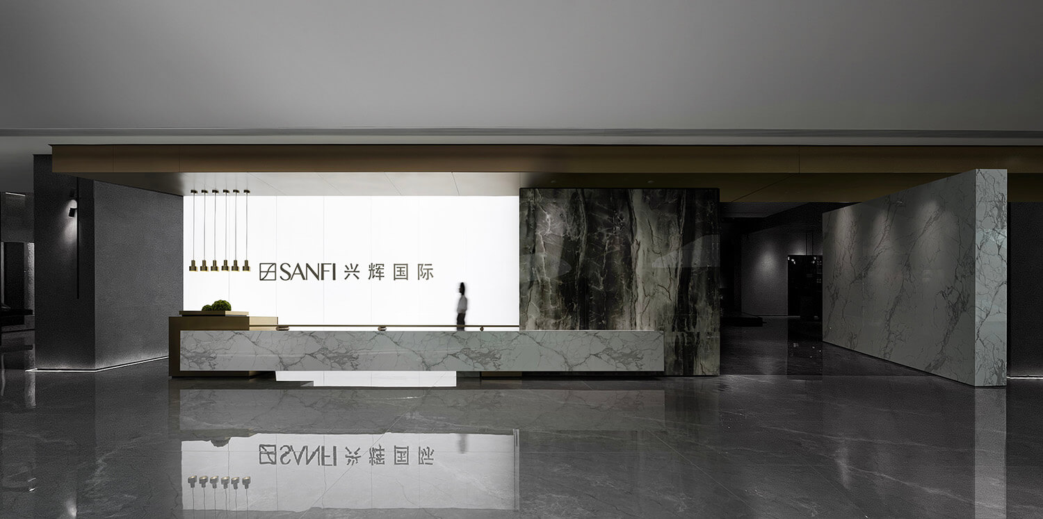 郑州集团办公室设计公司-兴辉国际总部展厅装修设计案例(图2) 郑州集团办公室设计公司-兴辉国际总部展厅装修设计案例(图2)