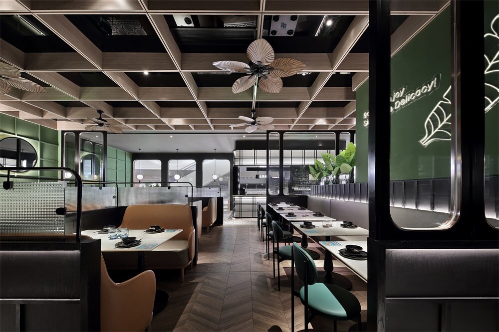 郑州特色餐厅设计公司—新加坡风情餐厅装修案例(图7) 郑州特色餐厅设计公司—新加坡风情餐厅装修案例(图7)