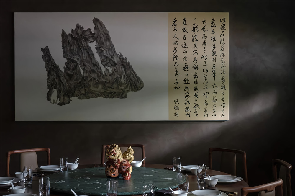 郑州中餐厅装修推荐江上隐东方美学中餐厅设计(图6) 郑州中餐厅装修推荐江上隐东方美学中餐厅设计(图6)
