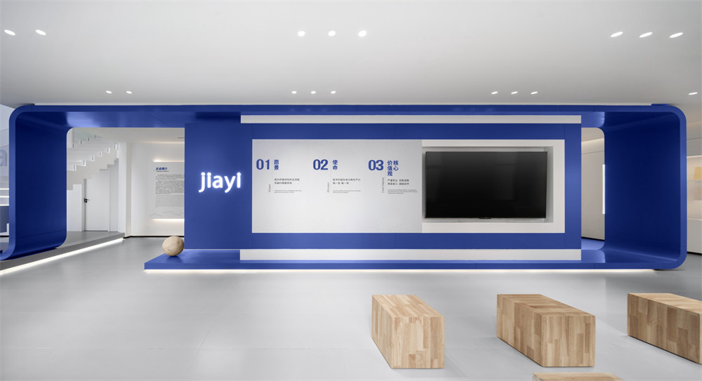 现代极简风JIAYI柔版企业展厅装修设计方案(图3) 现代极简风JIAYI柔版企业展厅装修设计方案(图3)