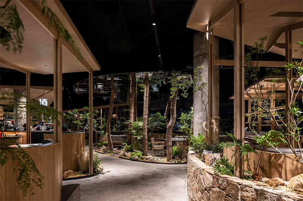 迷雾森林场景 翠焱成都火锅店装修设计方案(图3) 迷雾森林场景 翠焱成都火锅店装修设计方案(图3)