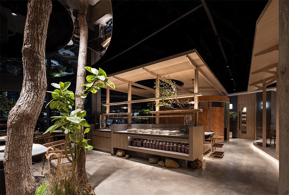 迷雾森林场景 翠焱成都火锅店装修设计方案(图7) 迷雾森林场景 翠焱成都火锅店装修设计方案(图7)