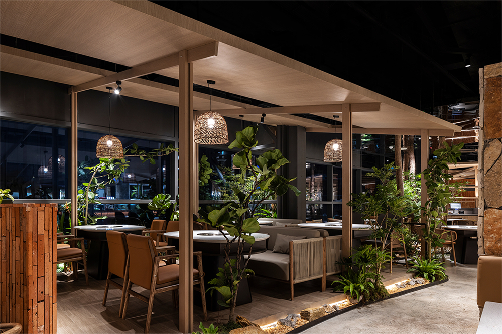 迷雾森林场景 翠焱成都火锅店装修设计方案(图8) 迷雾森林场景 翠焱成都火锅店装修设计方案(图8)