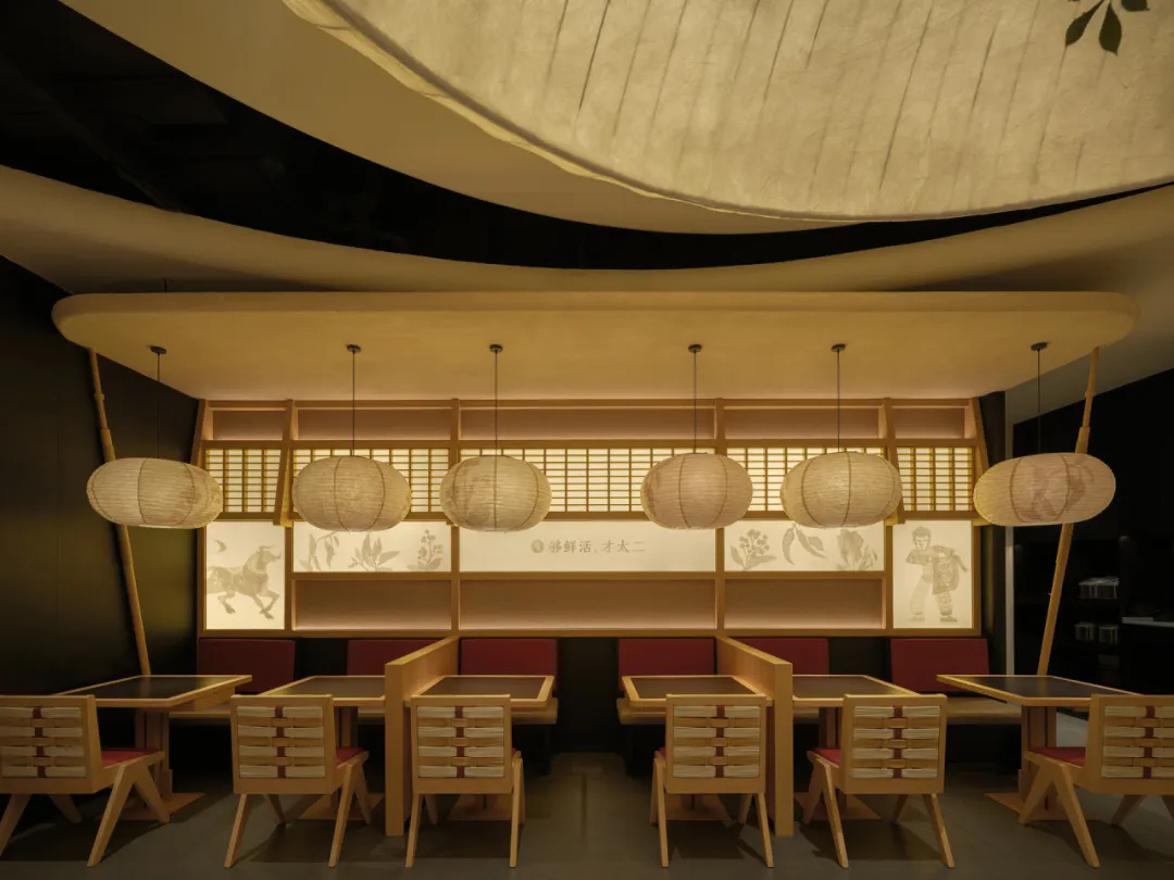 郑州摩斯国际推荐太二·酸菜鱼5.0版餐饮门店装修设计(图9) 郑州摩斯国际推荐太二·酸菜鱼5.0版餐饮门店装修设计(图9)